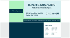 Desktop Screenshot of drgalperin.com